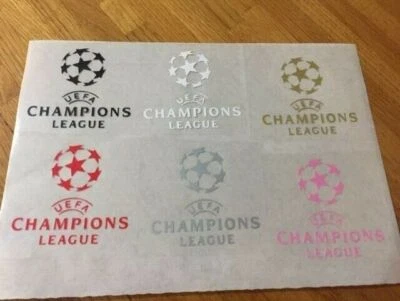 CHAMPIONS LEAGUE UEFA PATCH FLOCAGE VINYLE - 6.5 CM PAR 6 CM