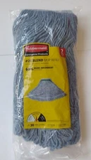New 2 pack of Rubbermaid Commercial products #24 Blend Mop Refills, Looped end 