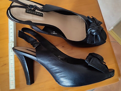 Damen Sommer Sandalen Elegant, Gr. 39, Leder - Bild 2 von 3