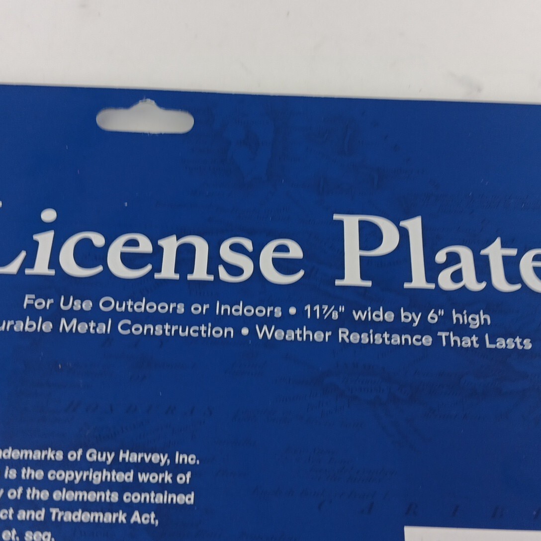 Plaque D'immatriculation Décorative Lamantins Guy Harvey