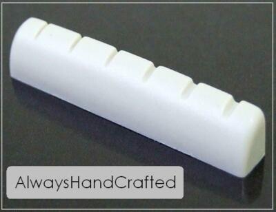 AlwaysHandCrafted Slotted BONE NUT handmade for SCHECTER Guitar - 42mm / 1.65''