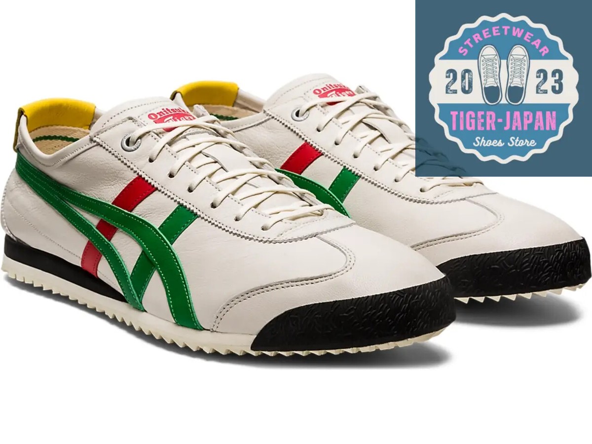 Onitsuka Tiger MEXICO 66 SD 1183A872 100 BIRCH/GREEN Sneakers Men