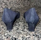 Coldwater Creek - Asymmetric Pleated Pump - Navy - BNWT — photo 5
