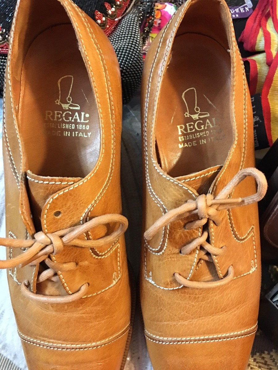 Regal 1860 Established Italy Men's Tan Leather SZ 10 Shoe | eBay Regal 1860 Established Italy Men's Tan Leather SZ 10 Shoe | eBay
