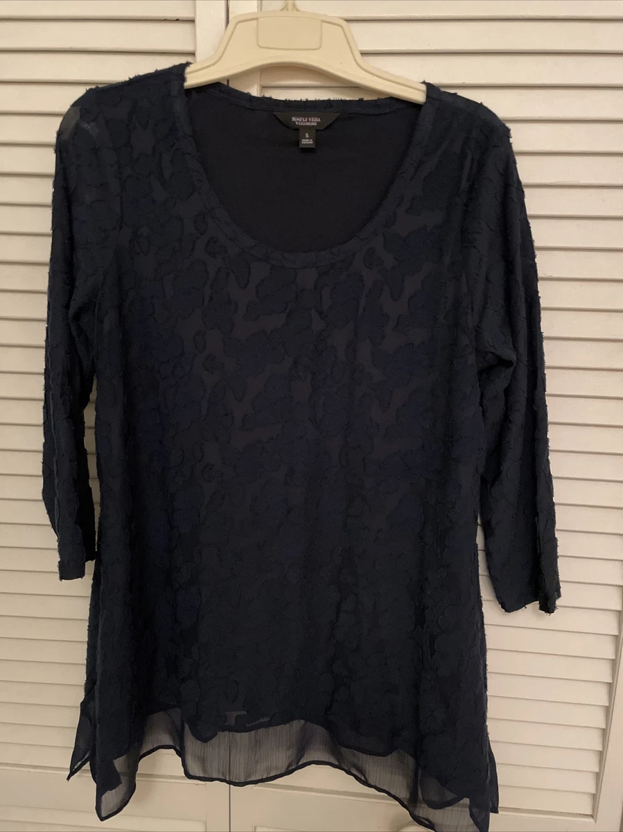 Vera wang cheap tunic tops