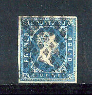 Francobolli italiani dell'antico stato di Sardegna usati