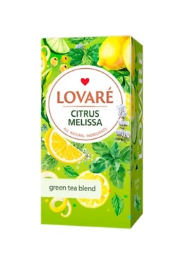 Lovare green tea Citrus mellisa set of 4 packs