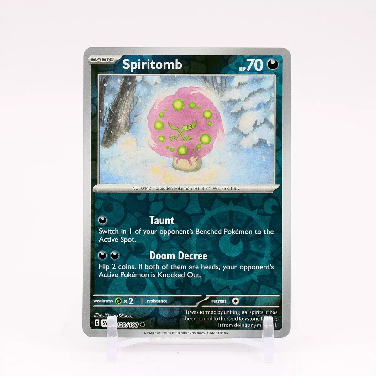 Spiritomb [Reverse Holo] #129 Prices, Pokemon Scarlet & Violet