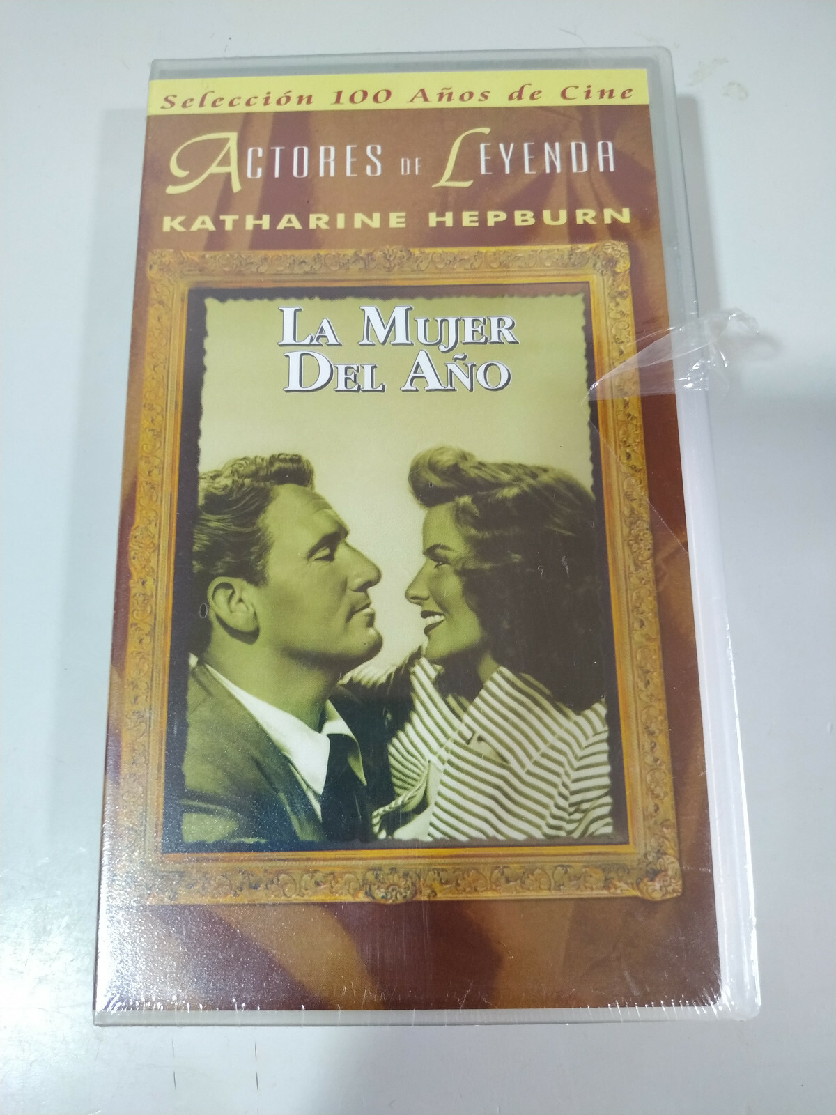The Woman Del Año Katherine Hepburn Spencer Tracy VHS Tape Spanish New 3T