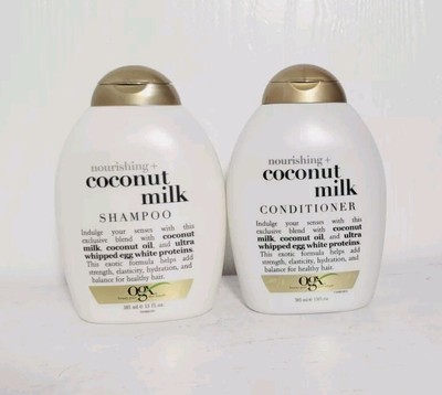 OGX Nourishing+ Coconut Milk Shampoo & Conditioner 13 Fl Oz