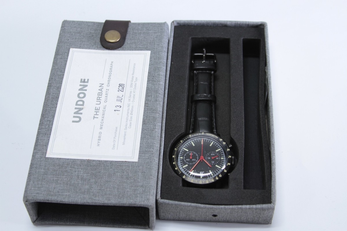 Undone The Urban Hybrid Mechanical Quartz Chronograph Watch