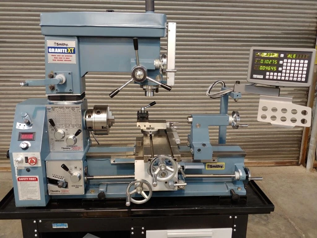 SMITHY GRANITE XT 1324 LATHE MILL COMBO VARIABLE SPD LOTS OF EXTRA S NEW 2013