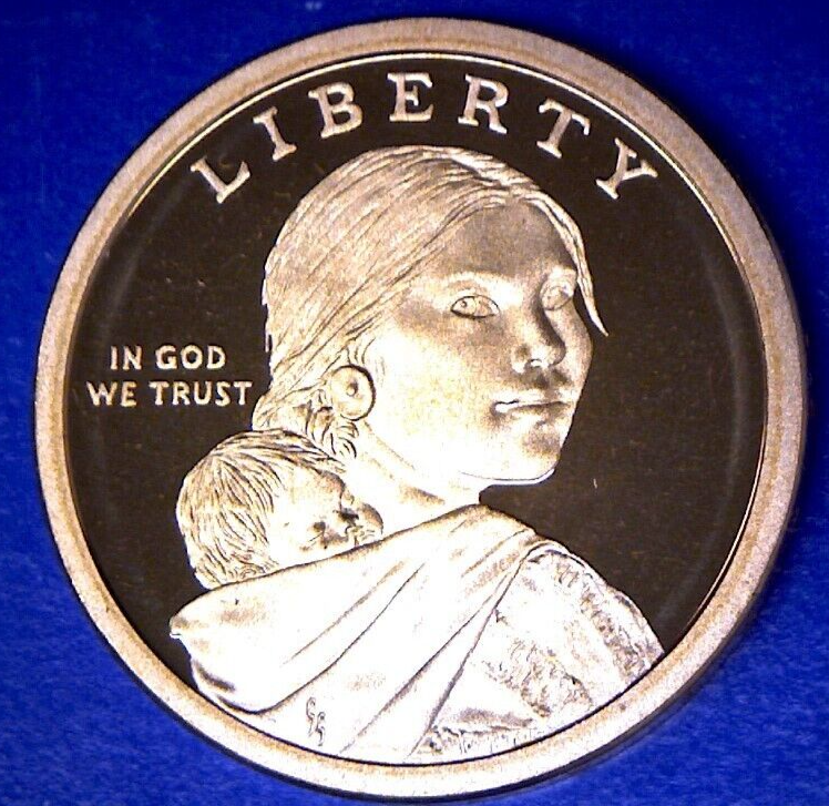 2010 S SAC $ 1 Proof Sacagawea Dollar Native American Dollar **IN
