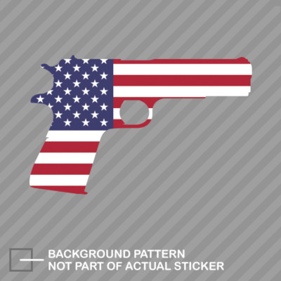 American Flag 1911 Sticker Decal Vinyl 2a gun rights molon labe pro | eBay