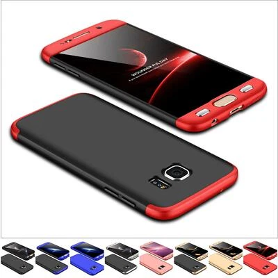 GALAXY S7 HÜLLE S9 GALAXY S10 Funda de móvil para Samsung Galaxy S7 S7 Edge S9 S9+ Plus 360 grados Bumper VIDRIO