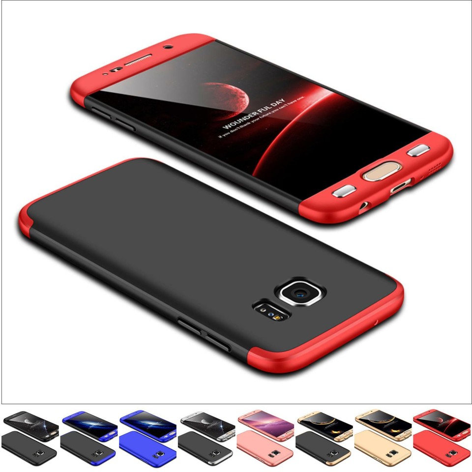 Funda de móvil para Samsung Galaxy S7 S7 Edge S8 S8+ S9 S9+ Plus 360 grados Bumper GLAS