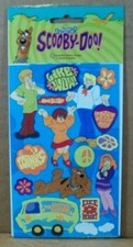 1998 Cartoon Network  Scooby-Doo Stickers  2 Sheets  NIP A 