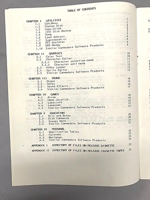 Open Disk Bonus Pack C64 Commodore Business Machines published DemoUtilities