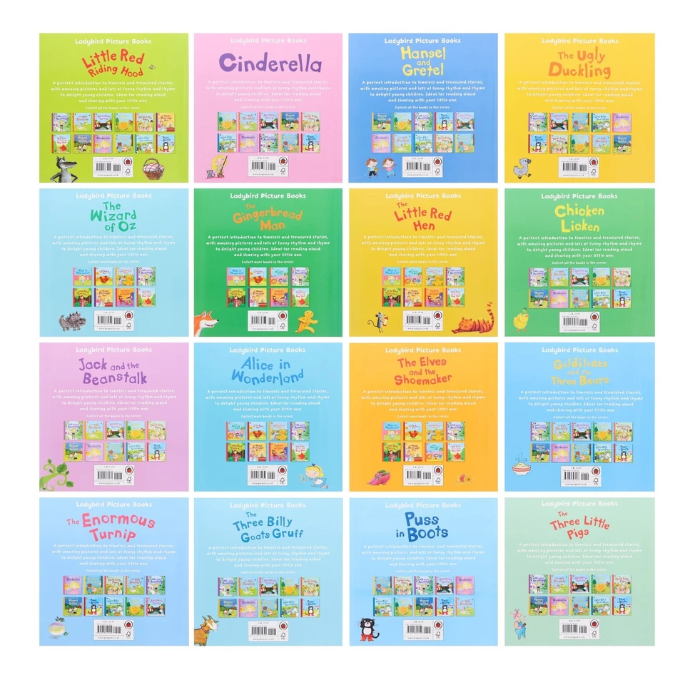 Ladybird Tales 16 Picture Books Collection Set - Ages 5-7 - Paperback - Image 3 of 4