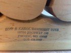 Three pegged personalized coat/purse wall hanger in primary colors — photo 4