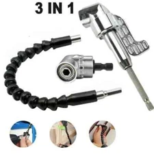 Detachable 90 Degree Screwdriver Right Angle Drill Attachment DIY Socket Adapter