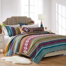 Greenland Home Southwest Quilt Set King/California King 5 Piece Siesta