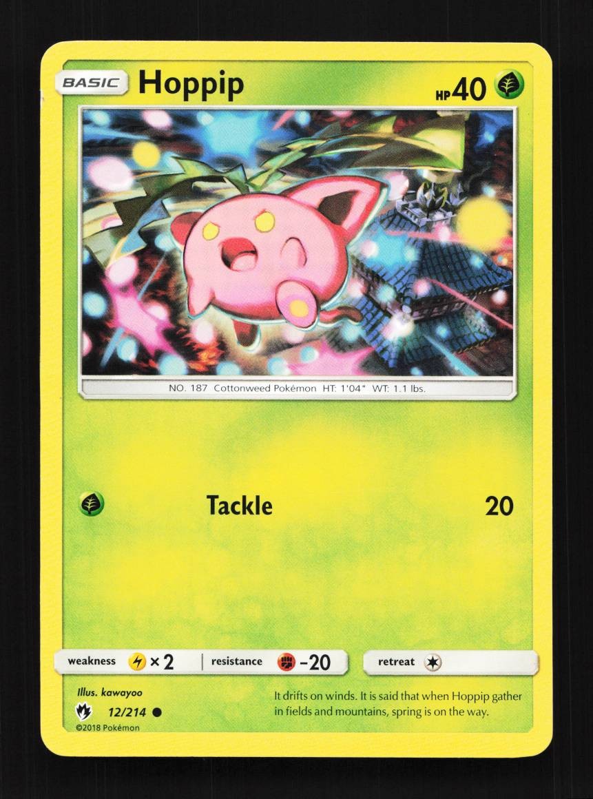 Hoppip 12/214 LP Lost Thunder English Pokemon Card TCG