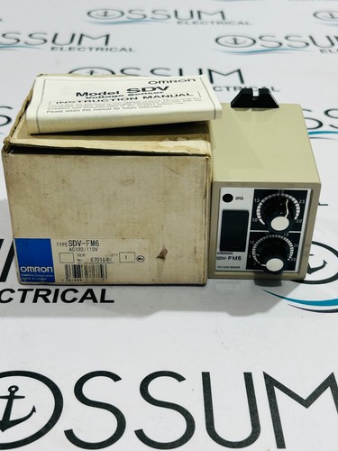 Omron SDV-FM6 ANSCHLUSSPLAN 100-110VAC KOSTENLOSER VERSAND - Bild 1 von 4