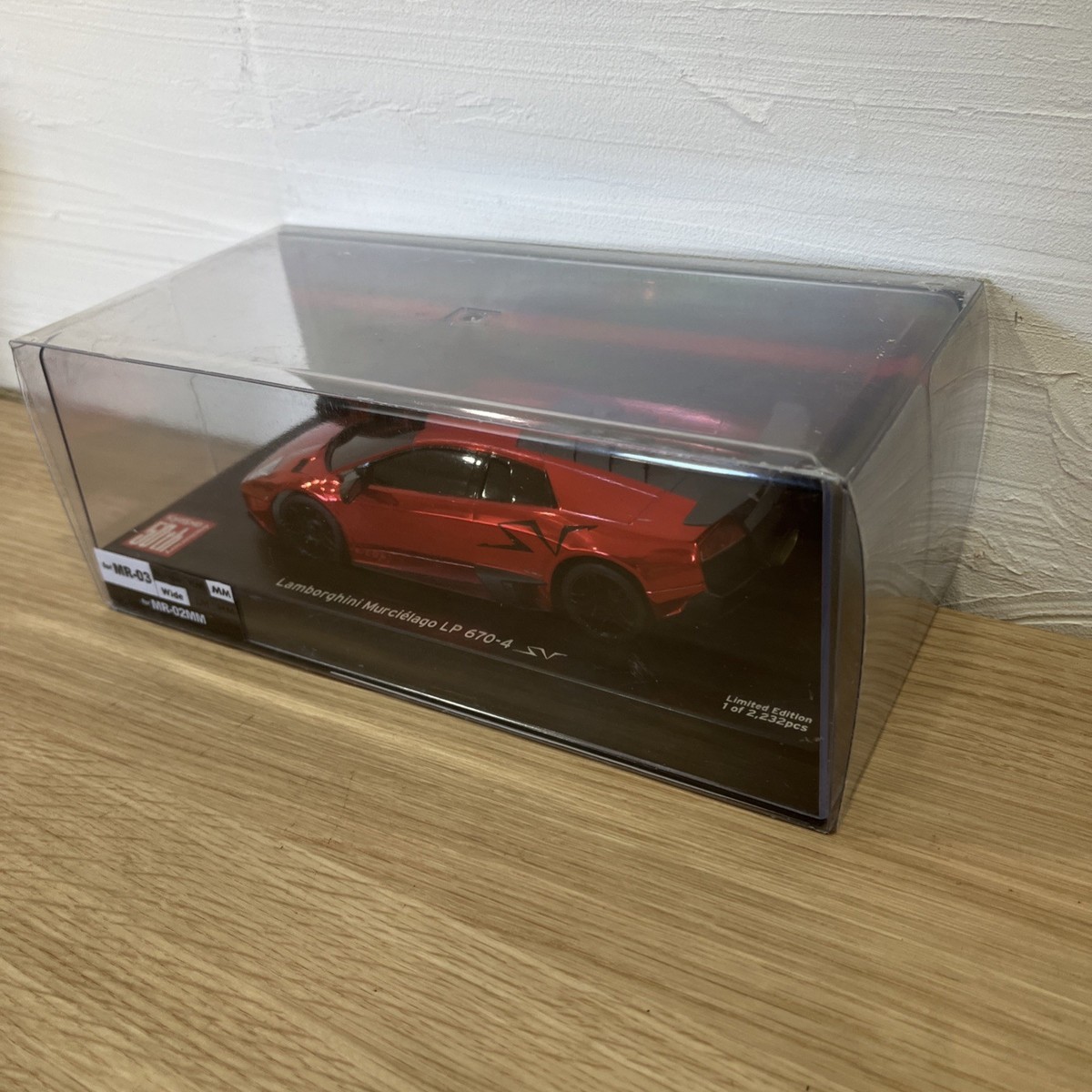 50th LIMITED EDITION Rare Kyosho MINI-Z Racer Body Lamborghini