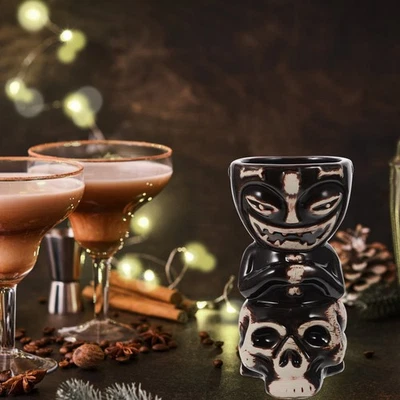 Tasse Totenkopf Kreativer Tiki-becher Hawaiianische Partybecher Neuheit - Bild 1 von 4