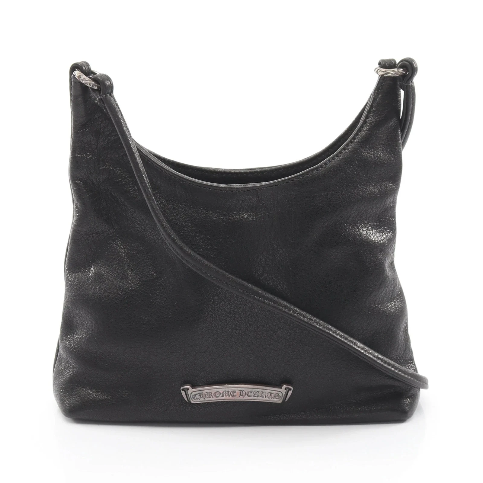 Chrome Hearts Shoulder Bag Black Leather #RCB3508