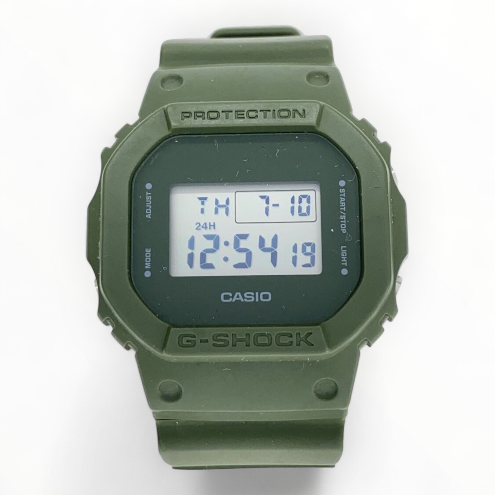 CASIO Digital Quartz Green Mens Watch 1.22