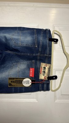 Hard Soda Mens Blue Skinny Slim Stretch Denim Sz 36