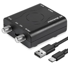Durable HDMI to RF Modulator VHF RF Modulator HDMI Coaxial Converter DC 5V