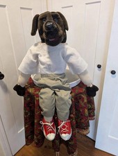 Vintage Dog Full Body Hand Puppet