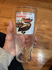 Guinness 20 oz Gilroy Pelican Glass RARE!