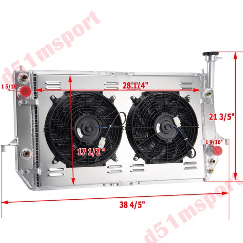 Astro Radiator Mounting Kit 3 Row Radiator Shroud Fan Kits For 1996-2005 Chevy Astro GMC Safari 4 ...