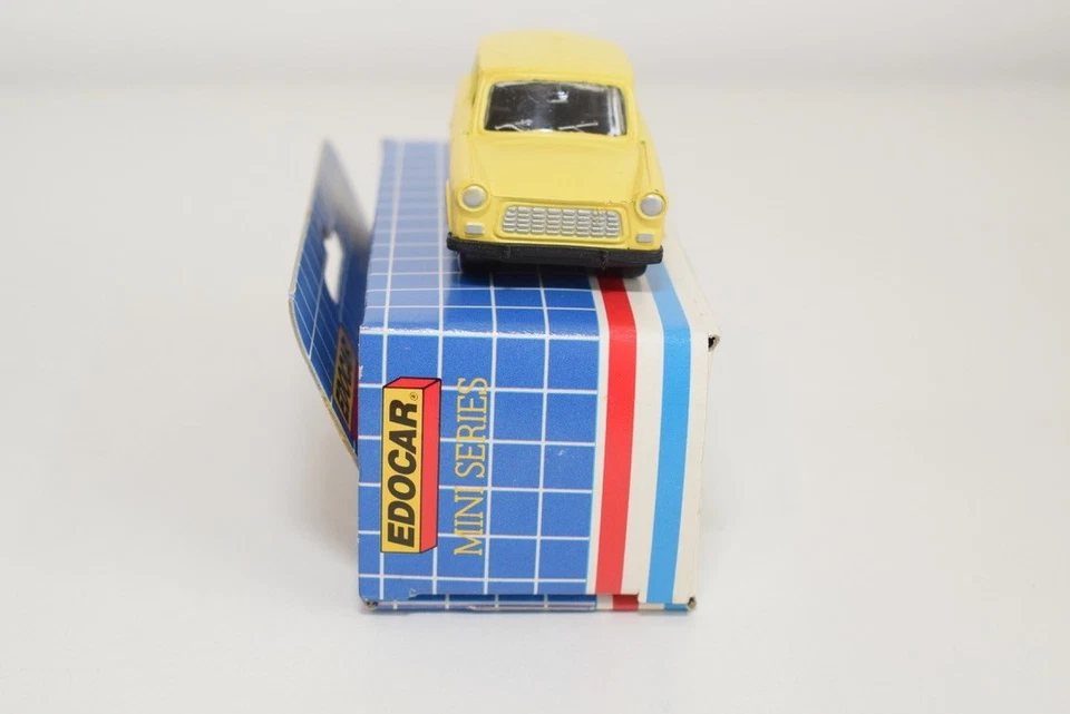 B86 1:60 3 pollici 3 pollici edocar trabant giallo nuovo con scatola - Immagine 4 di 4