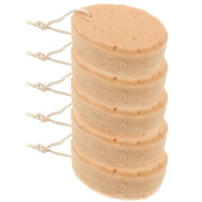 5 Pcs exfoliating foam sea sponge exfoliating sponge Bath Sponge Safe Natural
