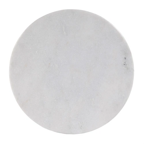 Butler Specialty Company Ada Round Marble and Metal Side Table - Picture 4 of 5