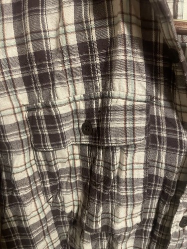 The North Face Shirt Men's Size Large Plaid Brown Long Sleeve Button Up. C2 - Picture 3 of 8