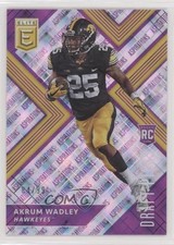 2018 Elite Draft Picks Aspirations Purple Variation 84/99 Akrum Wadley #147 1u6