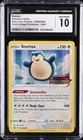 2020 POKEMON SWSH BLACK STAR PROMO PRERELEASE-STAFF SNORLAX-HOLO CGC 10 GEM MINT