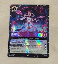 LORCANA 2025 Belle Accomplished Mystic Disneyland EXCLUSIVE Promo Card 41/P3