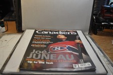 Montreal Canadiens Hockey Magazine program joe juneau 2001-2002 nhl