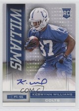 2013 Rookies & Stars Longevity Parallel Signatures Kerwynn Williams Auto qf6