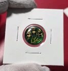 Vintage PANDAS - 1/10 troy oz .999 Fine Silver Color Enameled Round Coin Bar