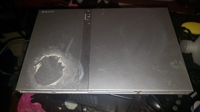 Sony SCPH-79001 Playstation 2 slim Game Console Silver tested working ps2