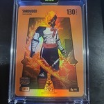 2024 Bo Jackson Battle Arena Shrouded Orange Fire Battlefoil OBF-36 CJ Stroud NM