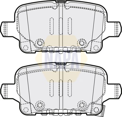 Napa Bremsbelagsatz BremsklöTze FüR Opel Insignia B Caravan Z18-image